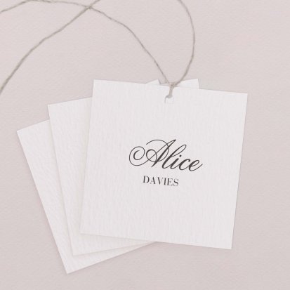Wedding place card  Sweet roses