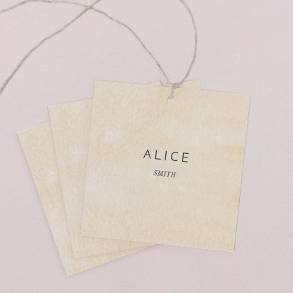 Wedding place card  Precious love