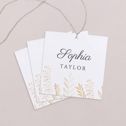 Wedding place card  Virginia