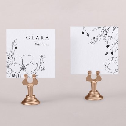Wedding place card  Narcissa