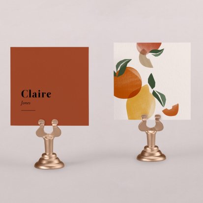 Wedding place card  Summer