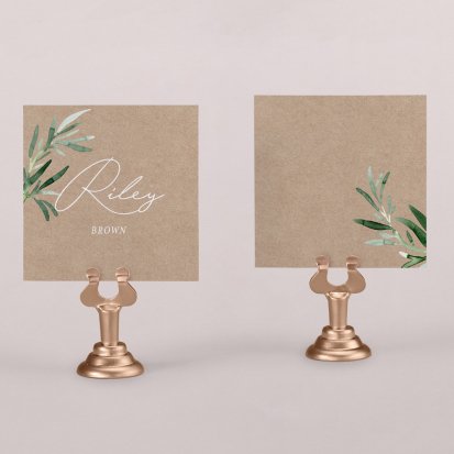 Wedding place card  Tuscany