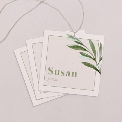Wedding place card  Delos