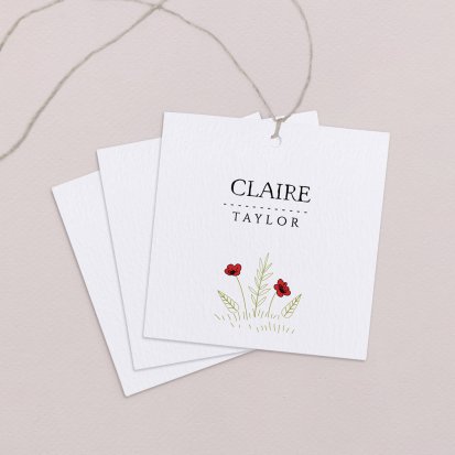 Wedding place card  Made for two