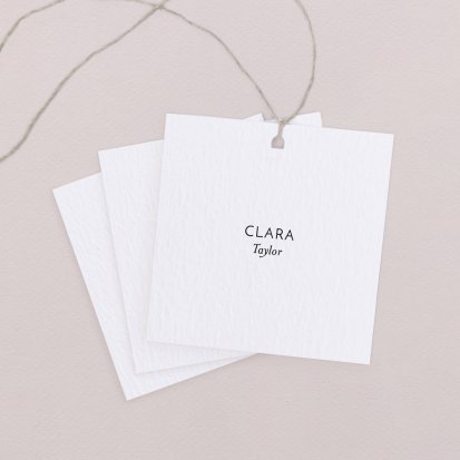 Wedding place card  Peonies