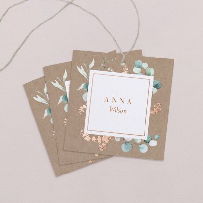 Wedding place card  Symphonia