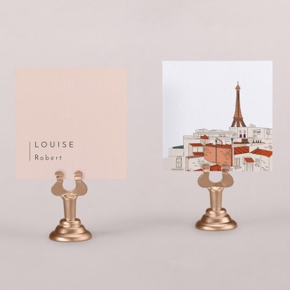 Wedding place card  Montmartre
