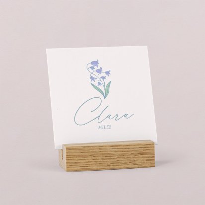 Wedding place card  Baptistine