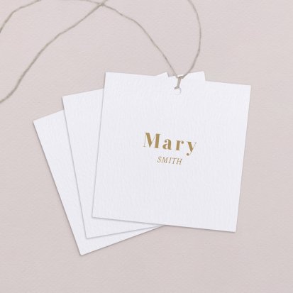 Wedding place card  Finery