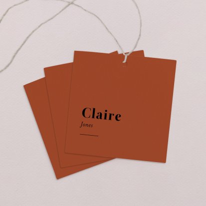 Wedding place card  Summer