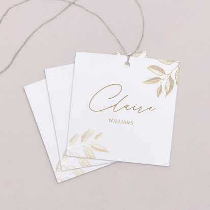 Wedding place card  Saul