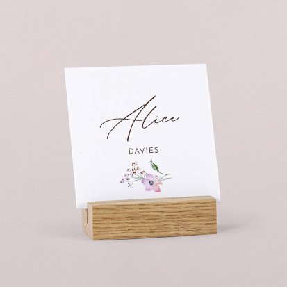 Wedding place card  Bohemian dream