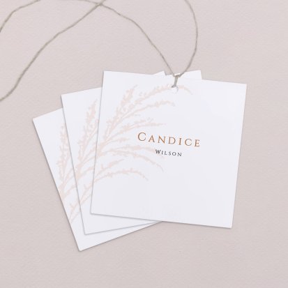 Wedding place card  Pollen