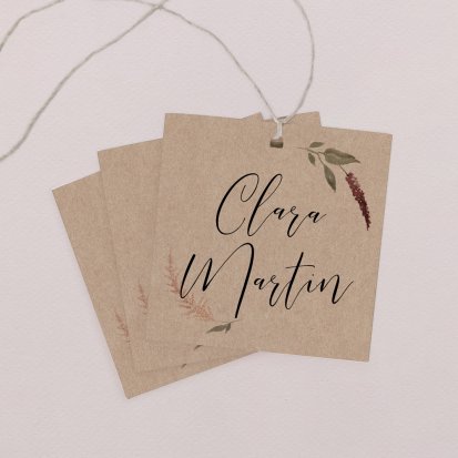 Wedding place card  Family